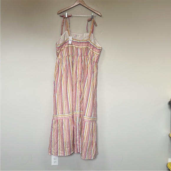 Lane Bryant Multicolor Striped Maxi Dress NWT - Picture 4 of 6